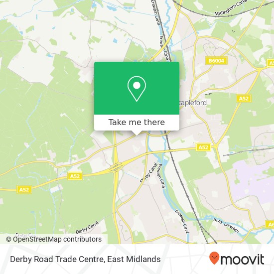 Derby Road Trade Centre map