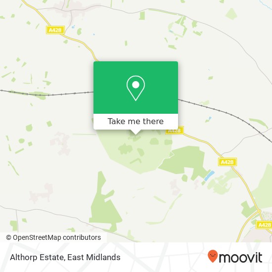 Althorp Estate map