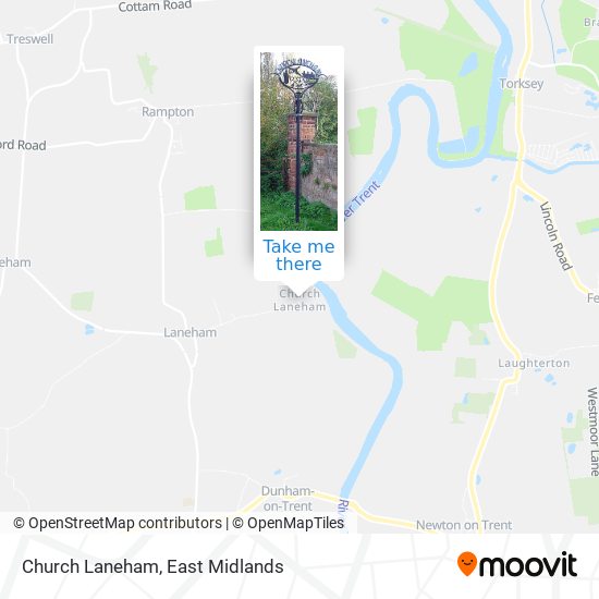 Church Laneham map