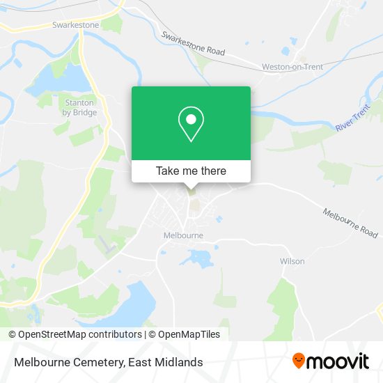 Melbourne Cemetery map
