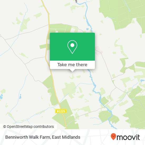 Benniworth Walk Farm map