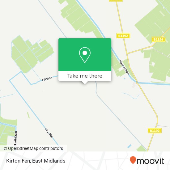 Kirton Fen map