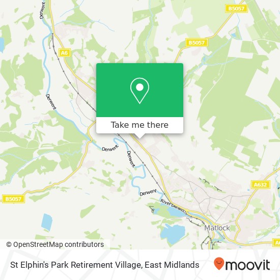 St Elphin's Park Retirement Village map