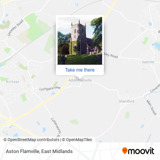Aston Flamville map