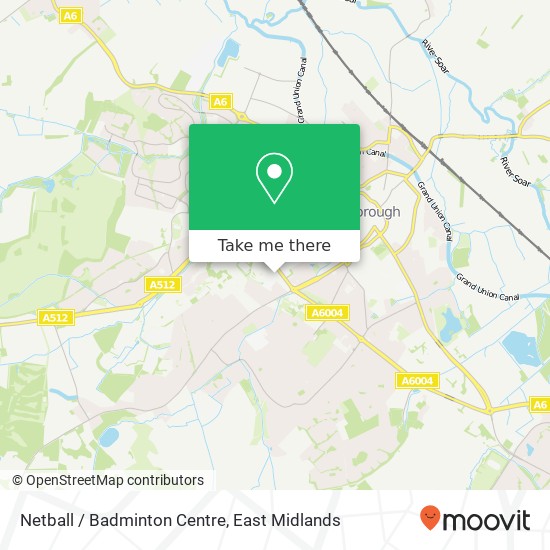 Netball / Badminton Centre map