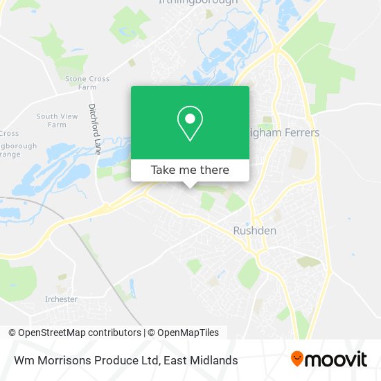 Wm Morrisons Produce Ltd map