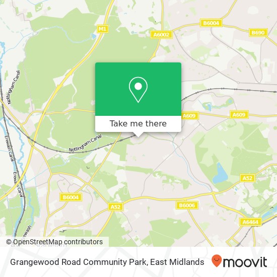 Grangewood Road Community Park map