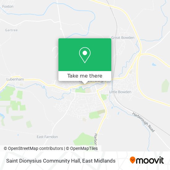 Saint Dionysius Community Hall map