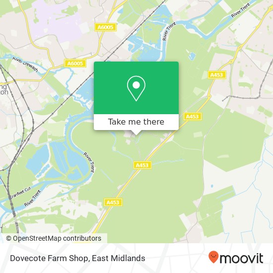 Dovecote Farm Shop map