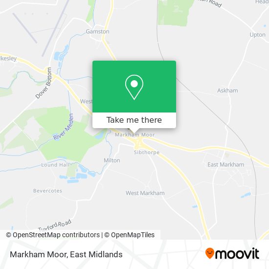 Markham Moor map