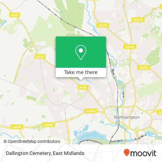 Dallington Cemetery map