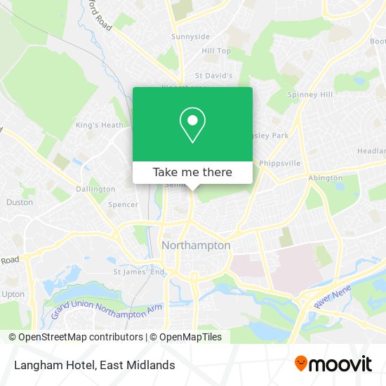 Langham Hotel map