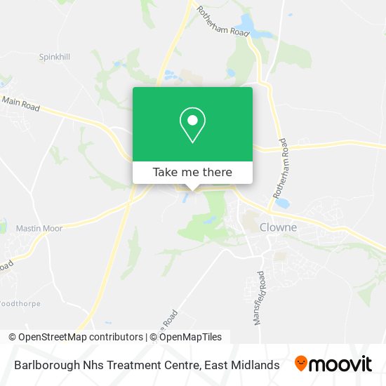 Barlborough Nhs Treatment Centre map