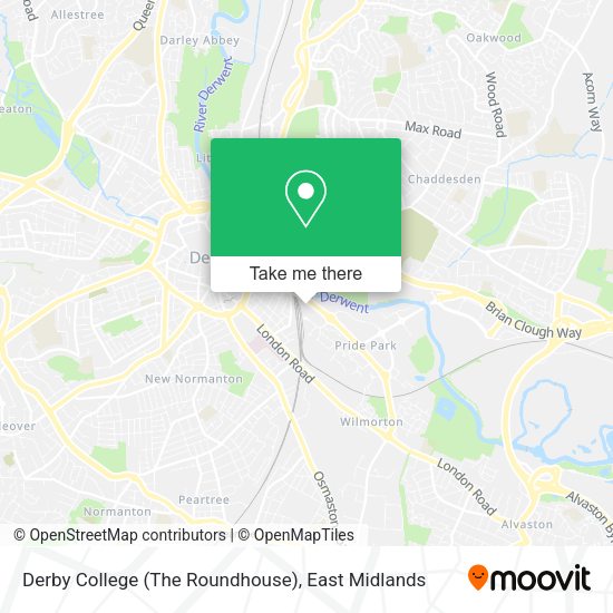 Derby College (The Roundhouse) map