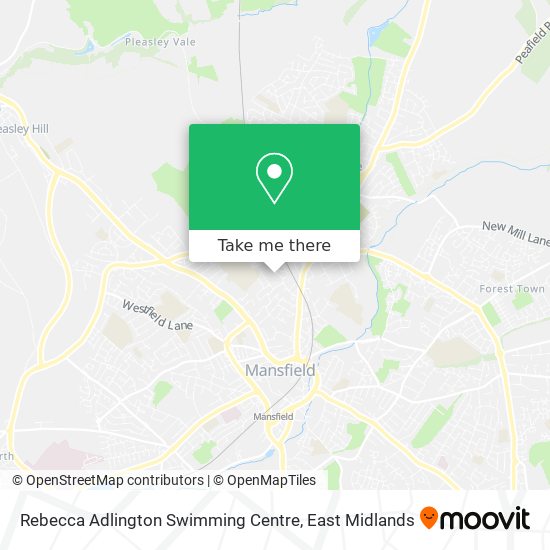 Rebecca Adlington Swimming Centre map
