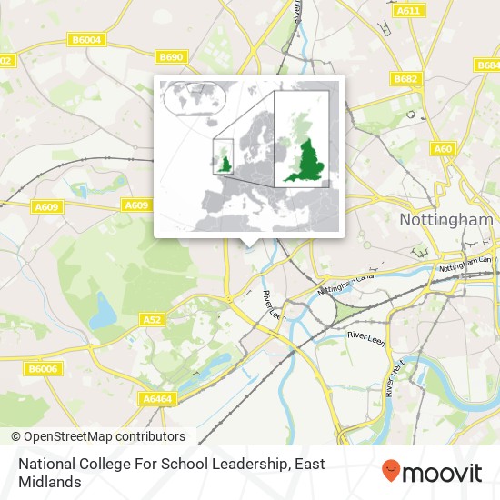 National College For School Leadership map