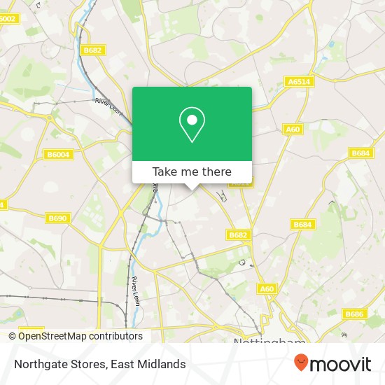 Northgate Stores map