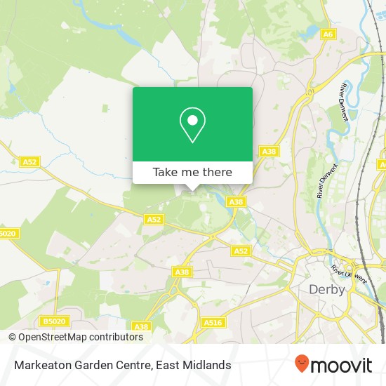 Markeaton Garden Centre map
