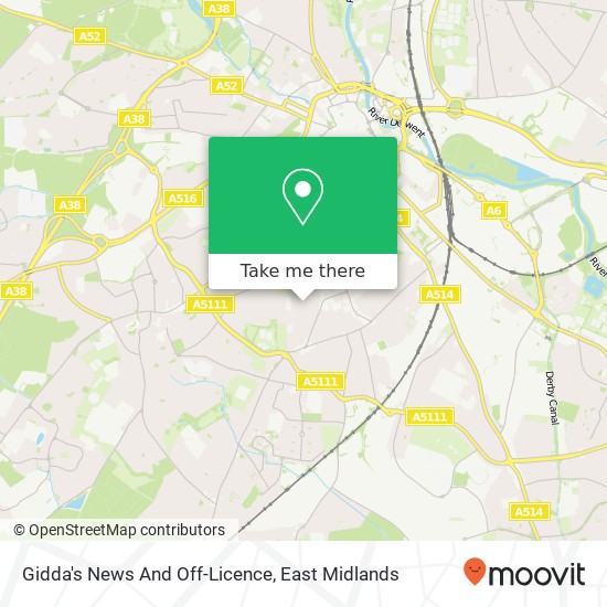 Gidda's News And Off-Licence map
