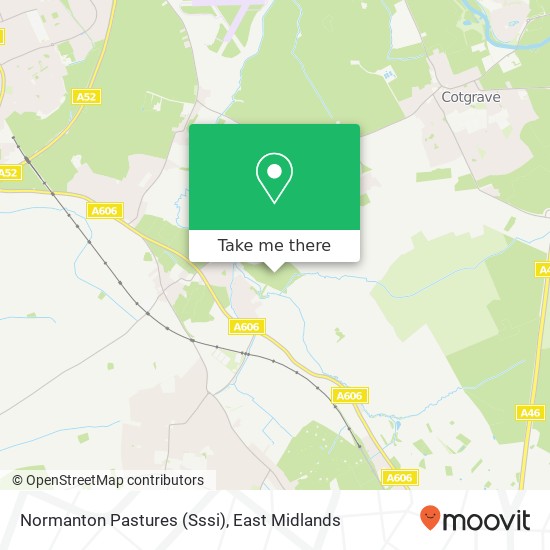 Normanton Pastures (Sssi) map