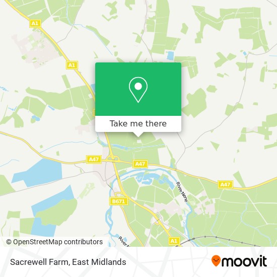 Sacrewell Farm map