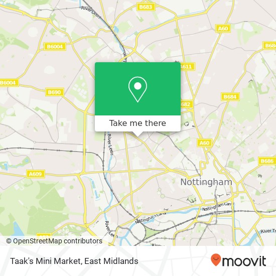 Taak's Mini Market map