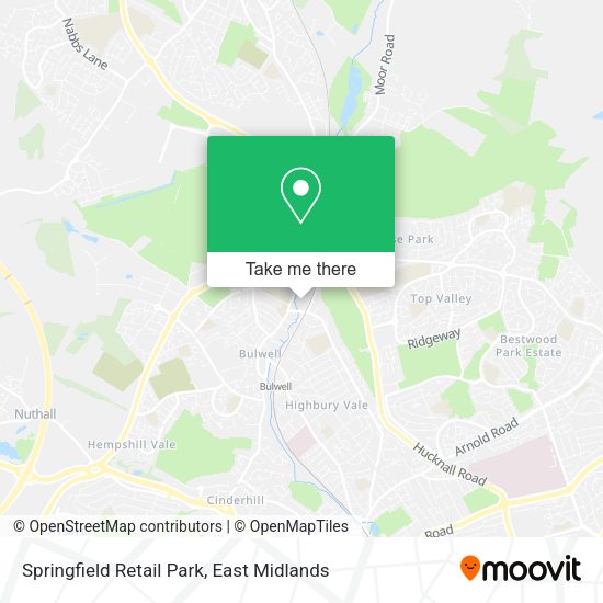Springfield Retail Park map