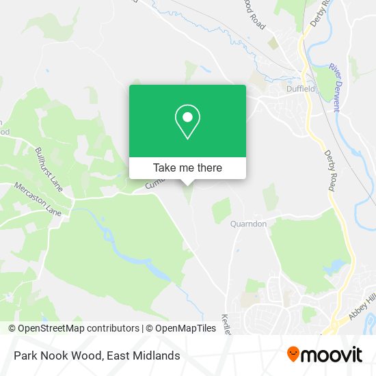 Park Nook Wood map