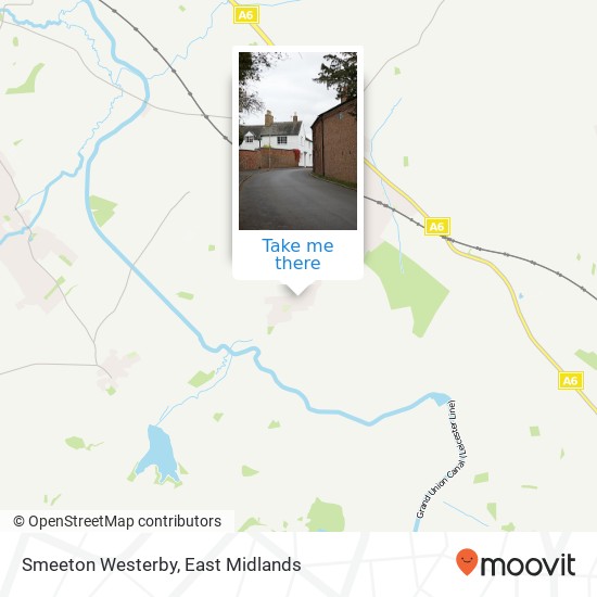 Smeeton Westerby map