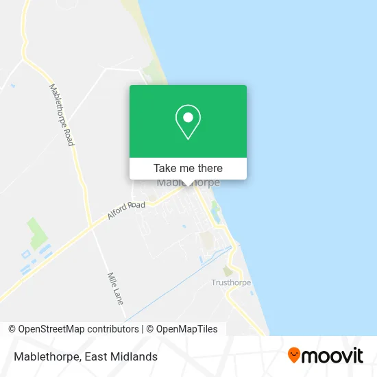 How to Get to Mablethorpe in East Lindsey by Bus?