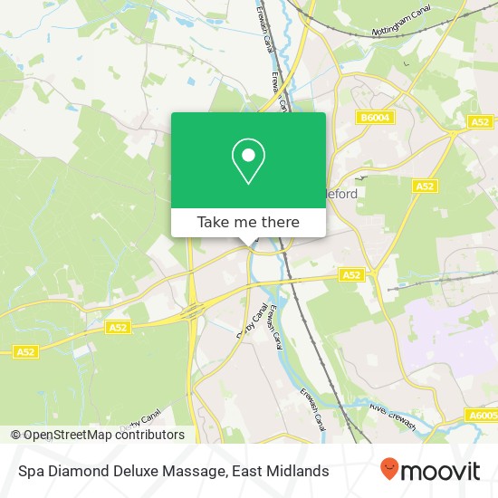 Spa Diamond Deluxe Massage map