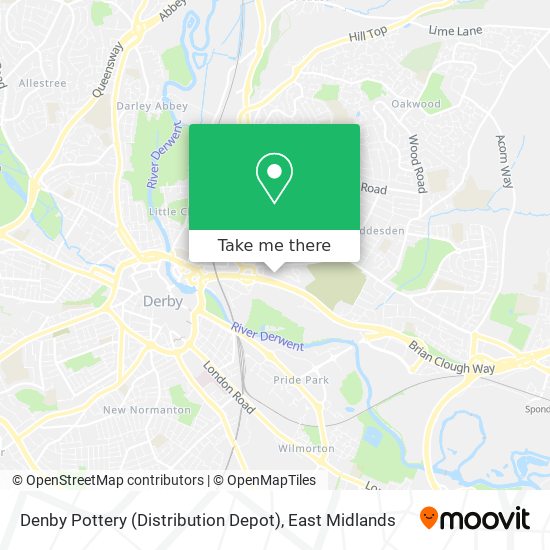 Denby Pottery (Distribution Depot) map