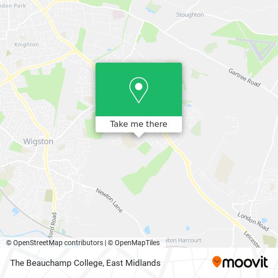 The Beauchamp College map