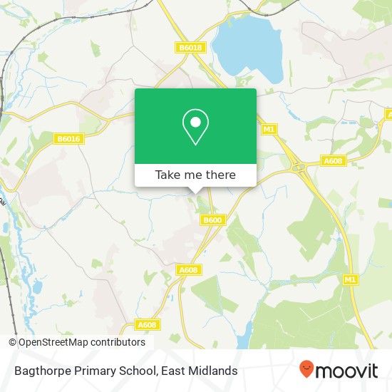 Bagthorpe Primary School map
