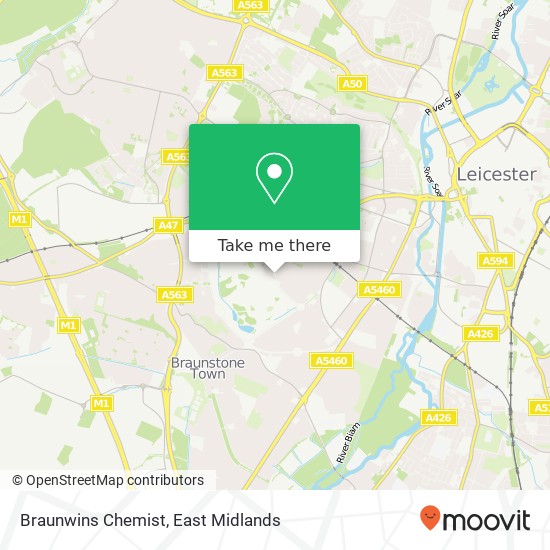 Braunwins Chemist map