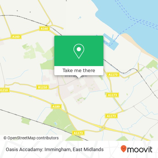 Oasis Accadamy: Immingham map