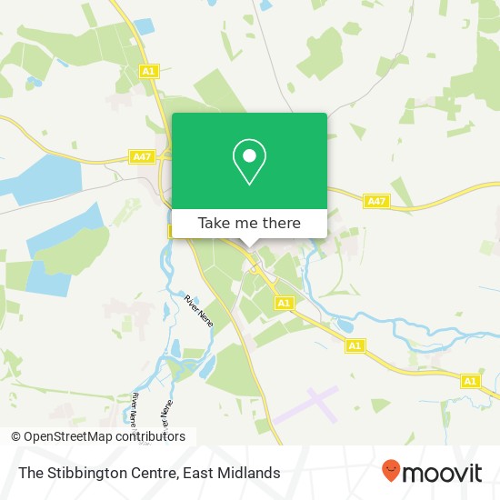 The Stibbington Centre map
