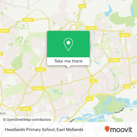 Headlands Primary School map