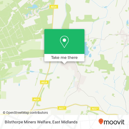 Bilsthorpe Miners Welfare map