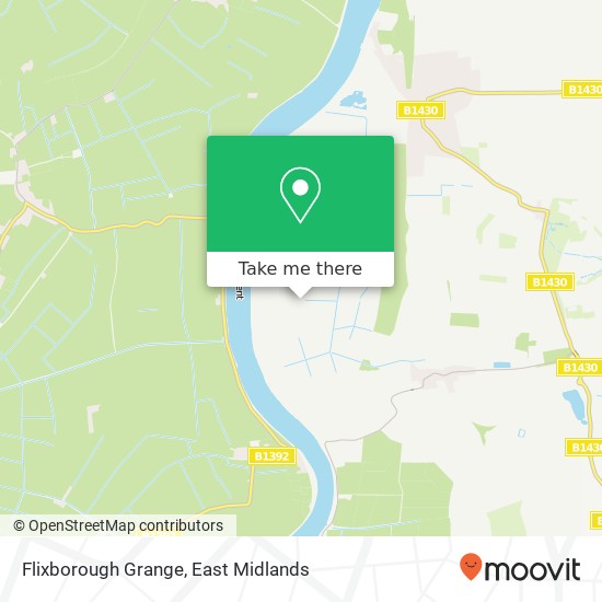 Flixborough Grange map