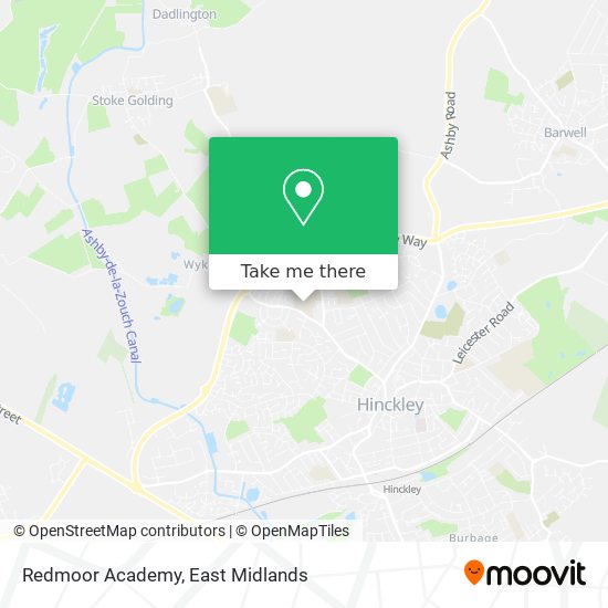Redmoor Academy map