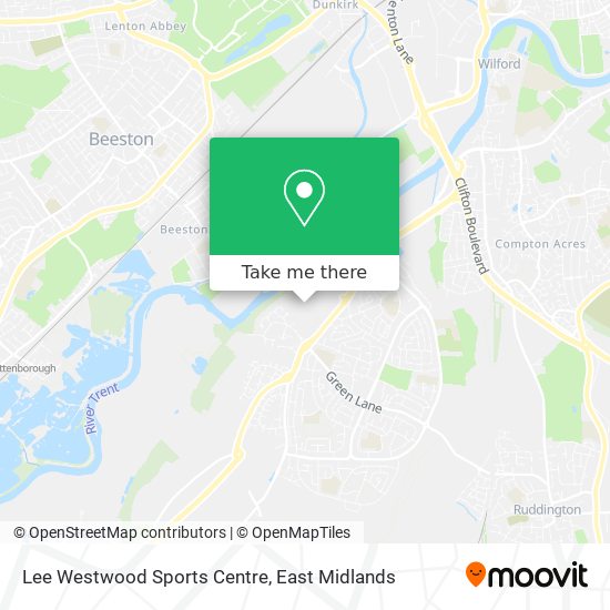 Lee Westwood Sports Centre map