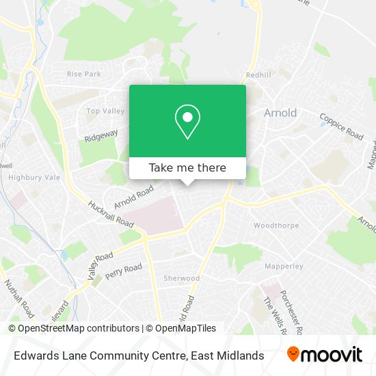 Edwards Lane Community Centre map