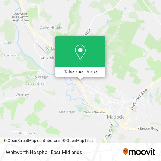 Whitworth Hospital map