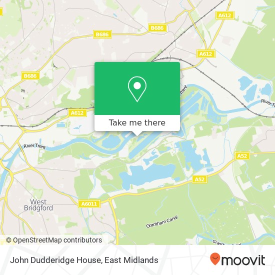 John Dudderidge House map