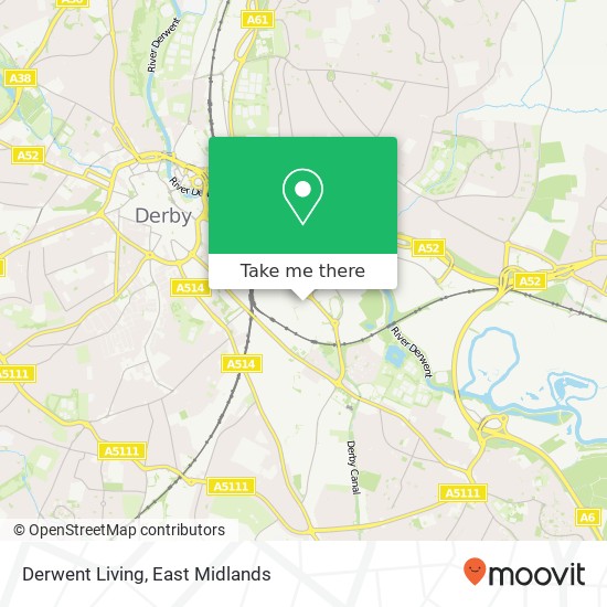 Derwent Living map