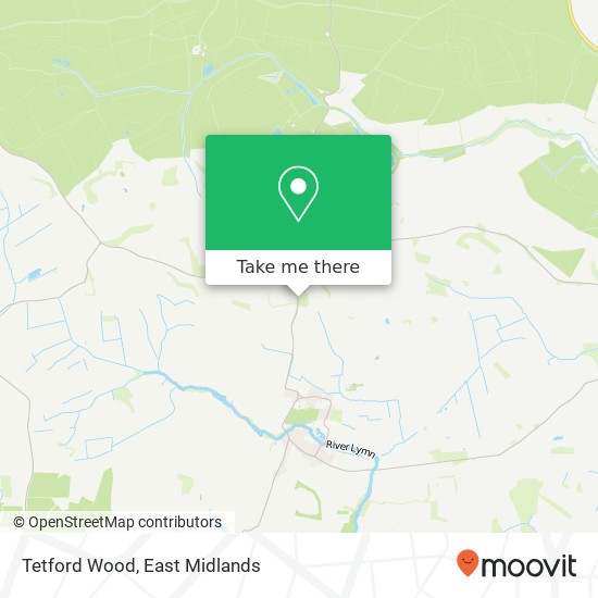 Tetford Wood map