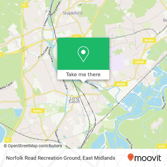Norfolk Road Recreation Ground map