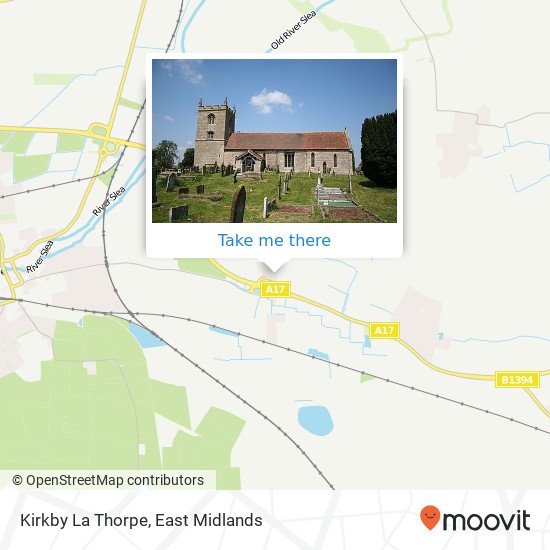 Kirkby La Thorpe map