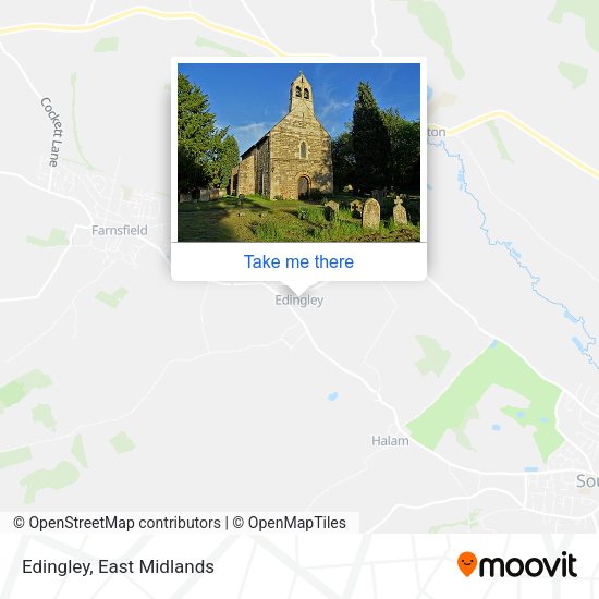 Edingley map